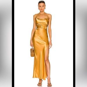 NICOLAS Simone Cowl Neck Silk Gown Size 4